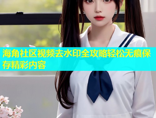 海角社区视频去水印全攻略轻松无痕保存精彩内容  第2张