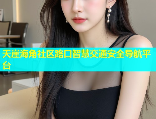 天崖海角社区路口智慧交通安全导航平台