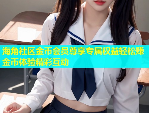 海角社区金币会员尊享专属权益轻松赚金币体验精彩互动  第2张